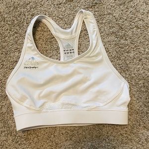 Adidas White Sports Bra